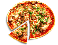 Comemore com nossas pizzas